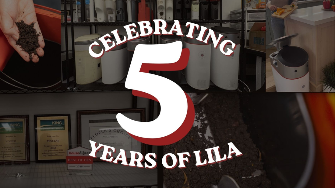 Celebrating five years of LILA pro kitchen composter